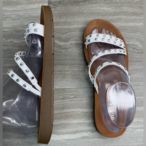 Dunes Ingrid Studded Strappy Sandals Womens Size 9 - Picture 4 of 9